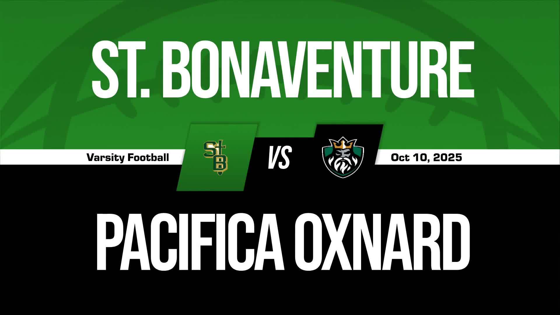 Football Recap: St. Bonaventure Sets Scoring Season-High Against Camarillo