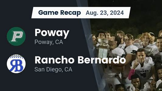 Football Recap: Poway Triumphant Thanks to a Strong Effort from 