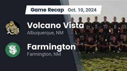 Football Recap: Volcano Vista Piles Up the Points Against Rio Ra