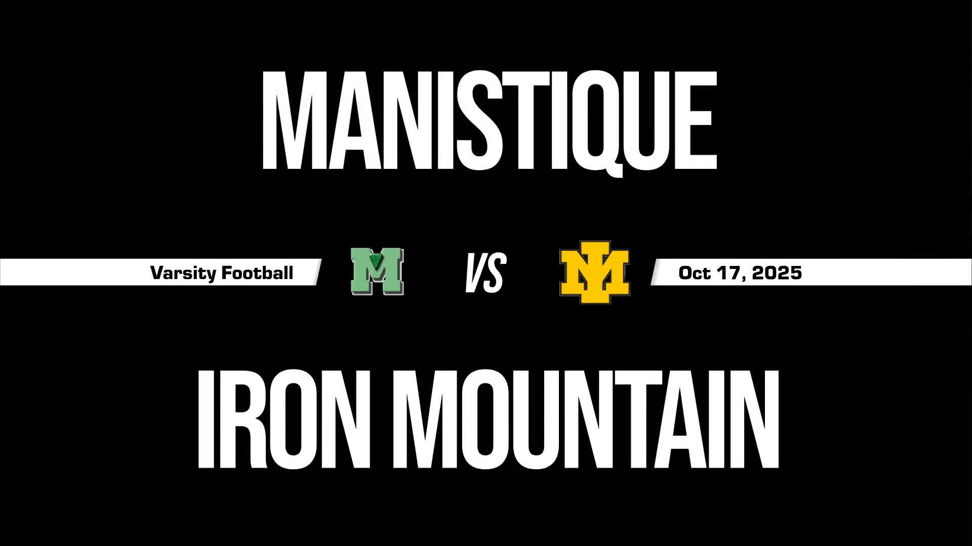 Football Recap: Manistique Takes a Loss