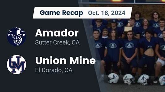 Football Recap: Amador Takes a Loss
