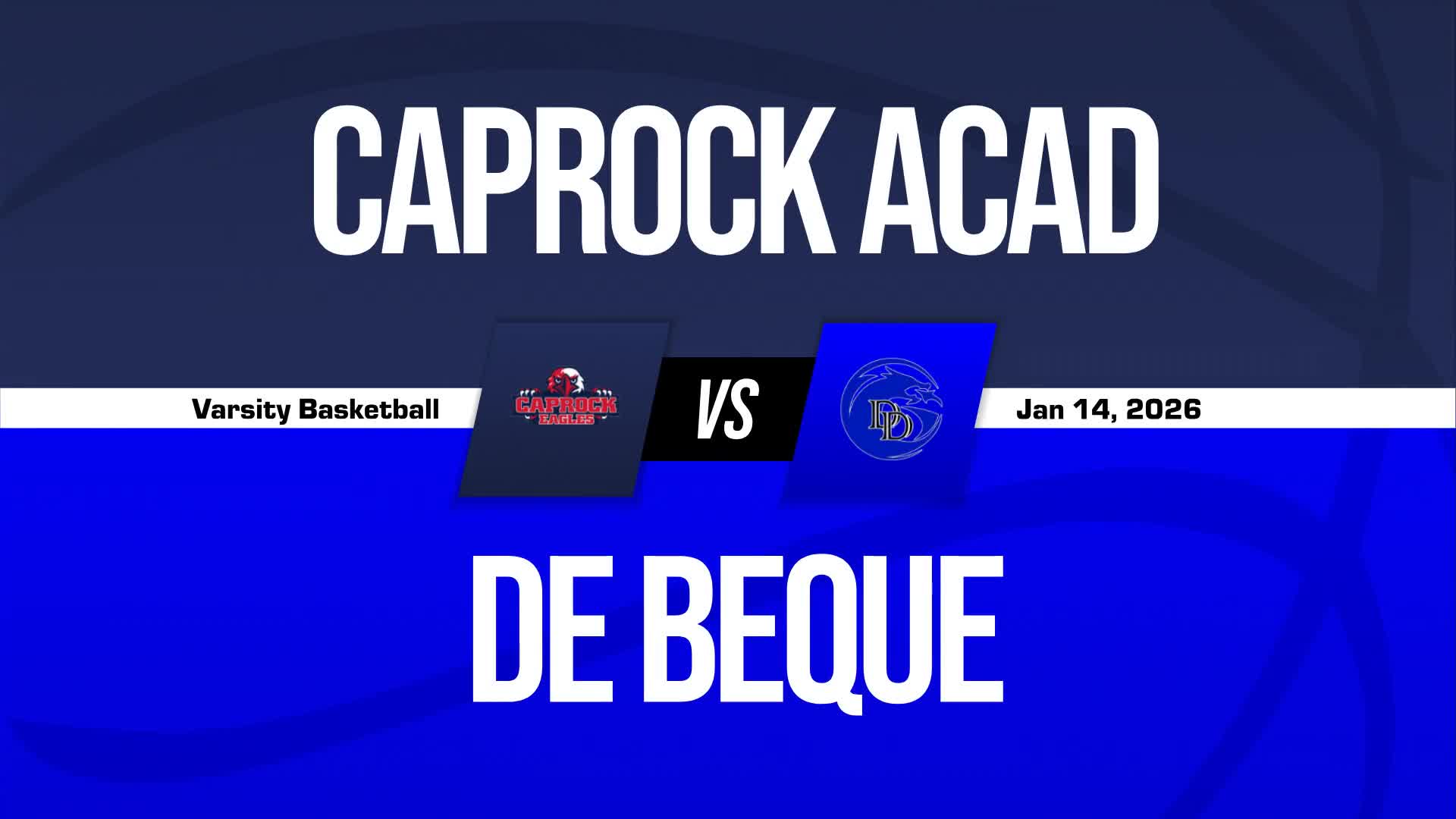 Basketball Recap: Caprock Academy Continues Home Dominance  on Friday