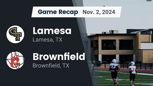 Football Recap: Lamesa's  Win  on Friday Extends Winning Streak 