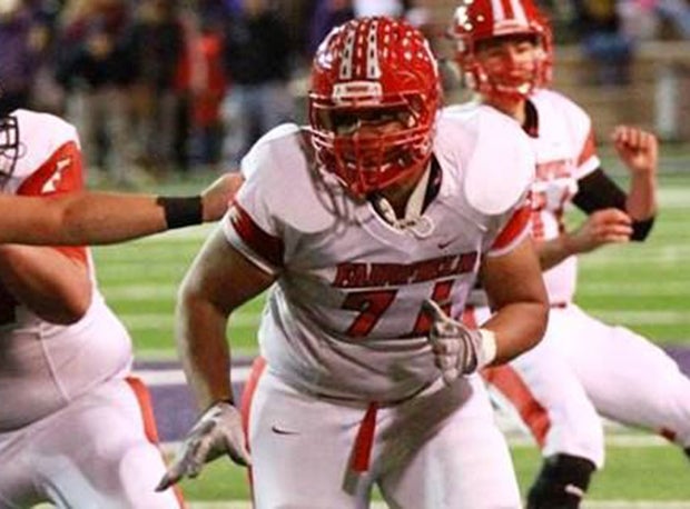 Fairfield offensive lineman Jackson Carman holds over 40 offers including Ohio State, Alabama, Clemson, USC, Florida State, Penn State and Texas. 