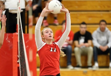Eaglecrest setter Jordyn Poulter is one of the nation's best at her position. Only a junior, she already has committed to Illinois.