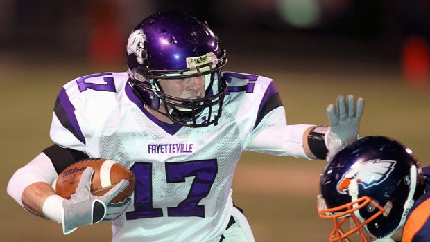 Reid Holmes was a senior last season, but Fayetteville will be back to play in the 2012 Simmons First/Hootens.com Kickoff Week event when it faces Memphis University.