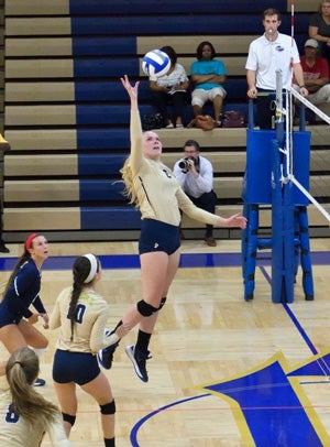 Anderton has etched her name in the school
record books.