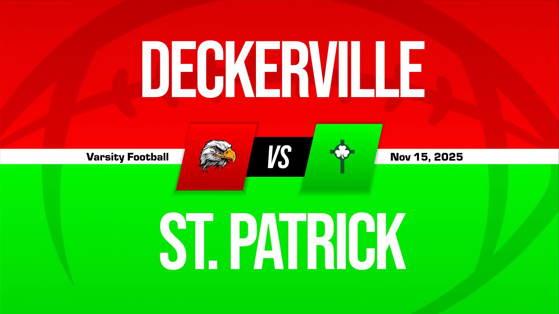 Football Game Preview: St. Patrick Shamrocks vs. North Dickinson Nordics + How To Watch