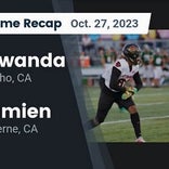 Football Game Recap: Etiwanda Eagles vs. St. Bonaventure Seraphs