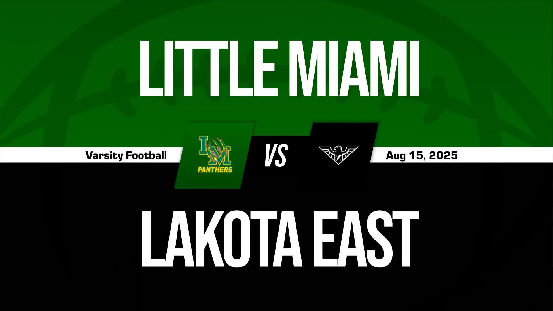 Football Game Preview: Little Miami Panthers vs. West Clermont Wolves