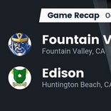 Football Game Recap: Fountain Valley Barons vs. Edison Chargers