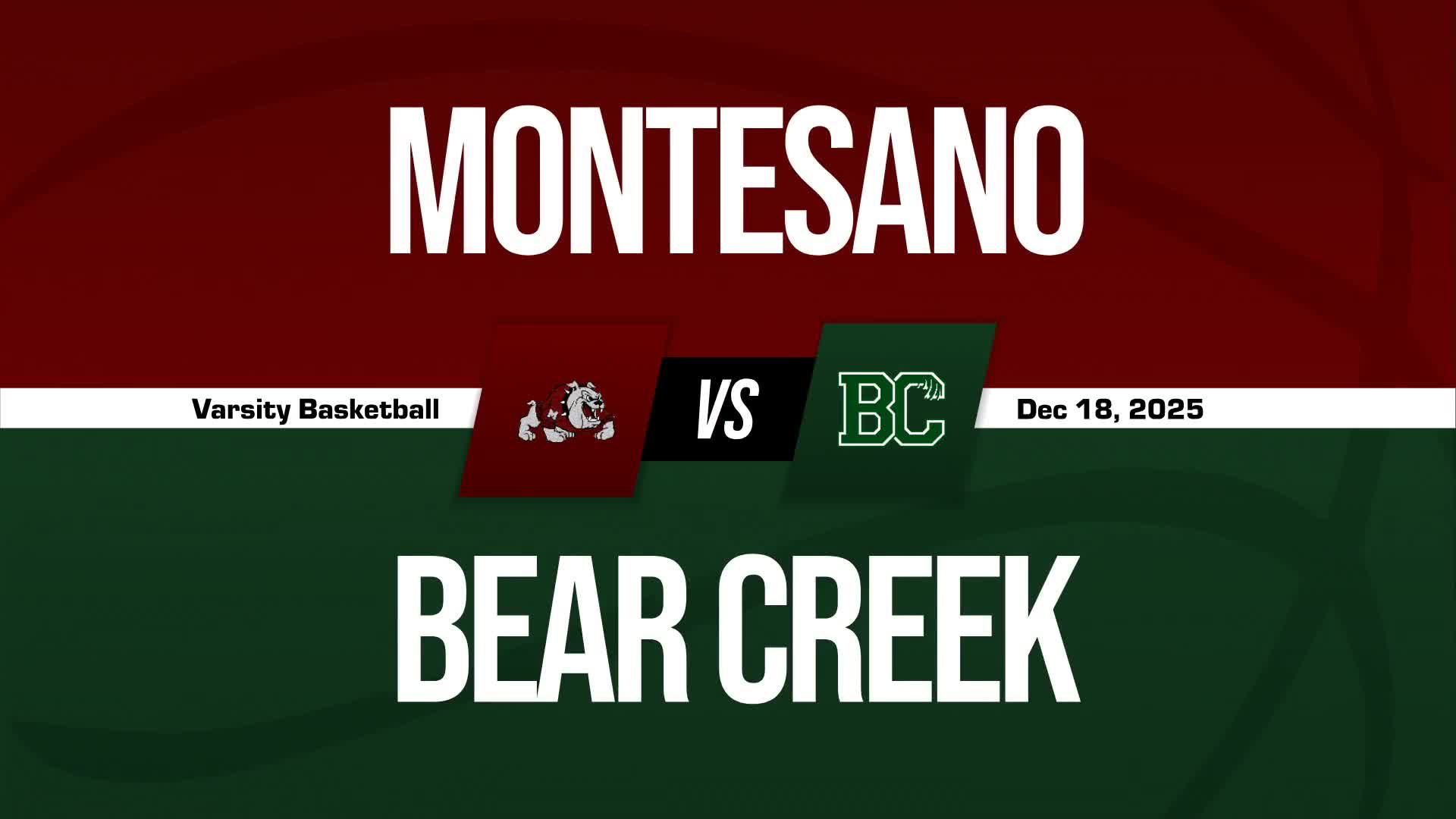 Basketball Recap: Bear Creek Takes a Loss