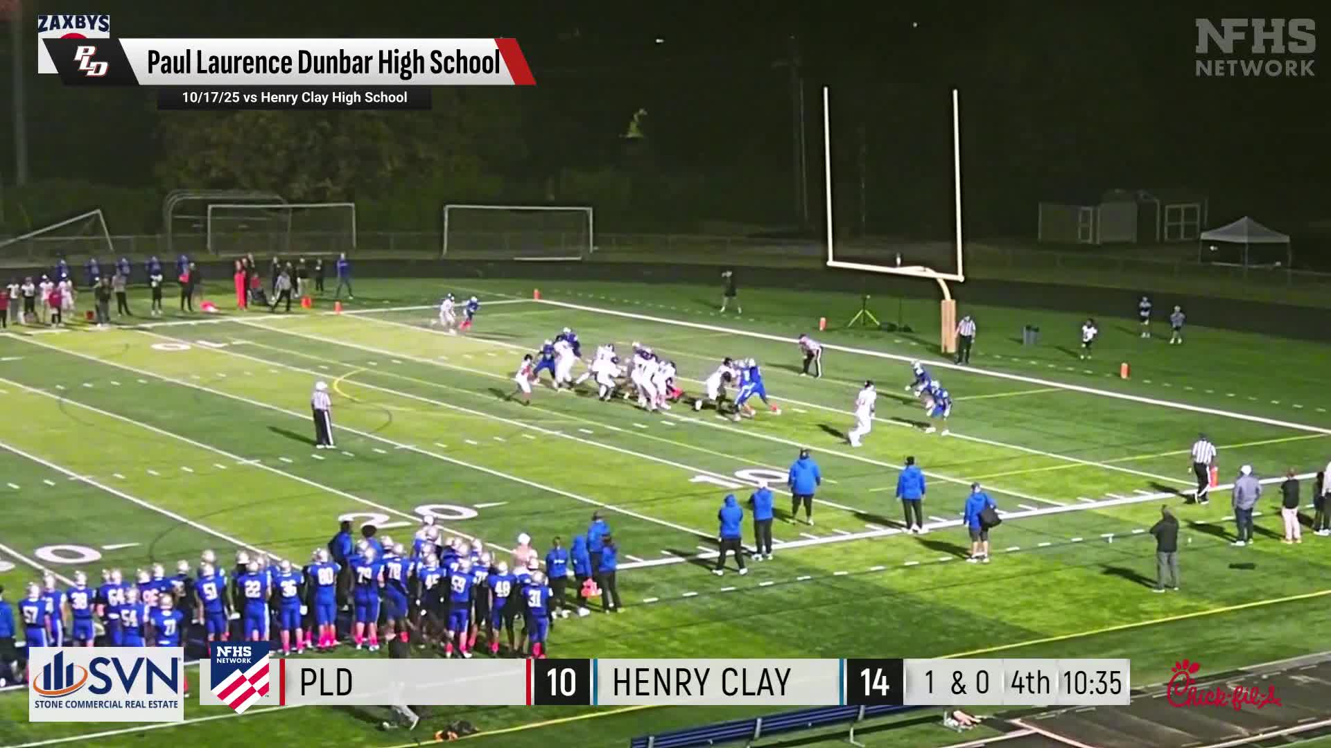 Football Recap: Eastern Has No Trouble Against Paul Laurence Dunbar