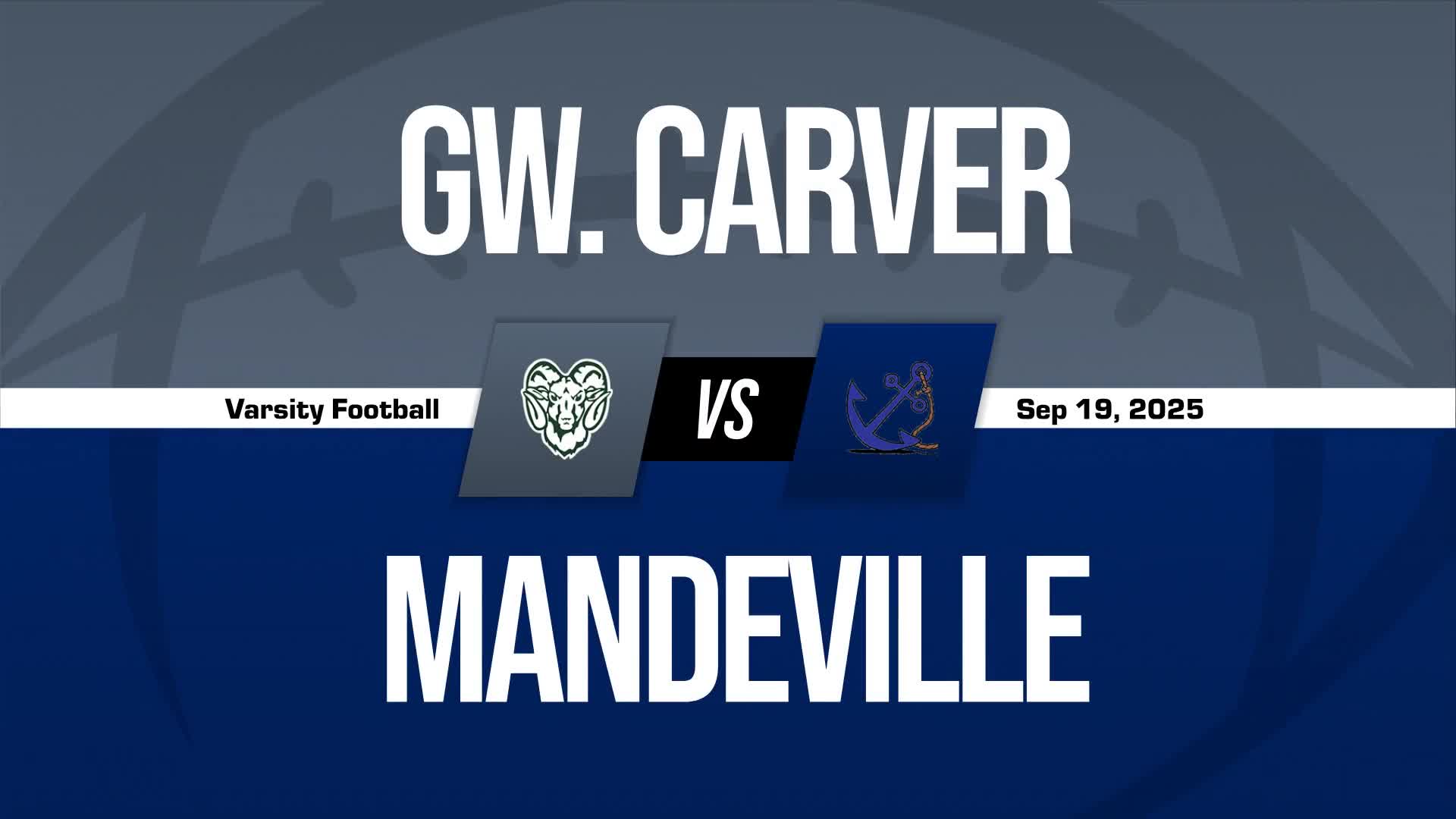 Football Game Preview: Carver Collegiate Academy Rams vs. East St. John Wildcats