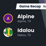 Football Game Recap: Alpine Bucks vs. Idalou Wildcats