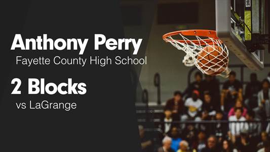 Anthony Perry Game Report: @ Sandy Creek