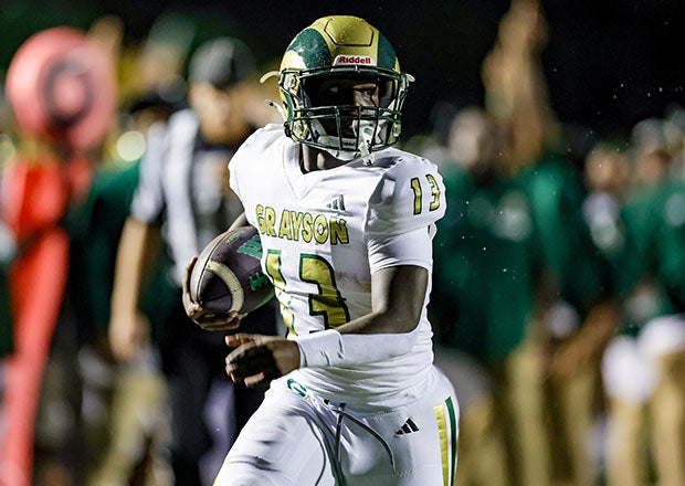 Grayson running back Ashton Turner scored a pair of touchdowns Friday, including the game-winner in overtime. (FILE PHOTO: Brandon Sumrall)