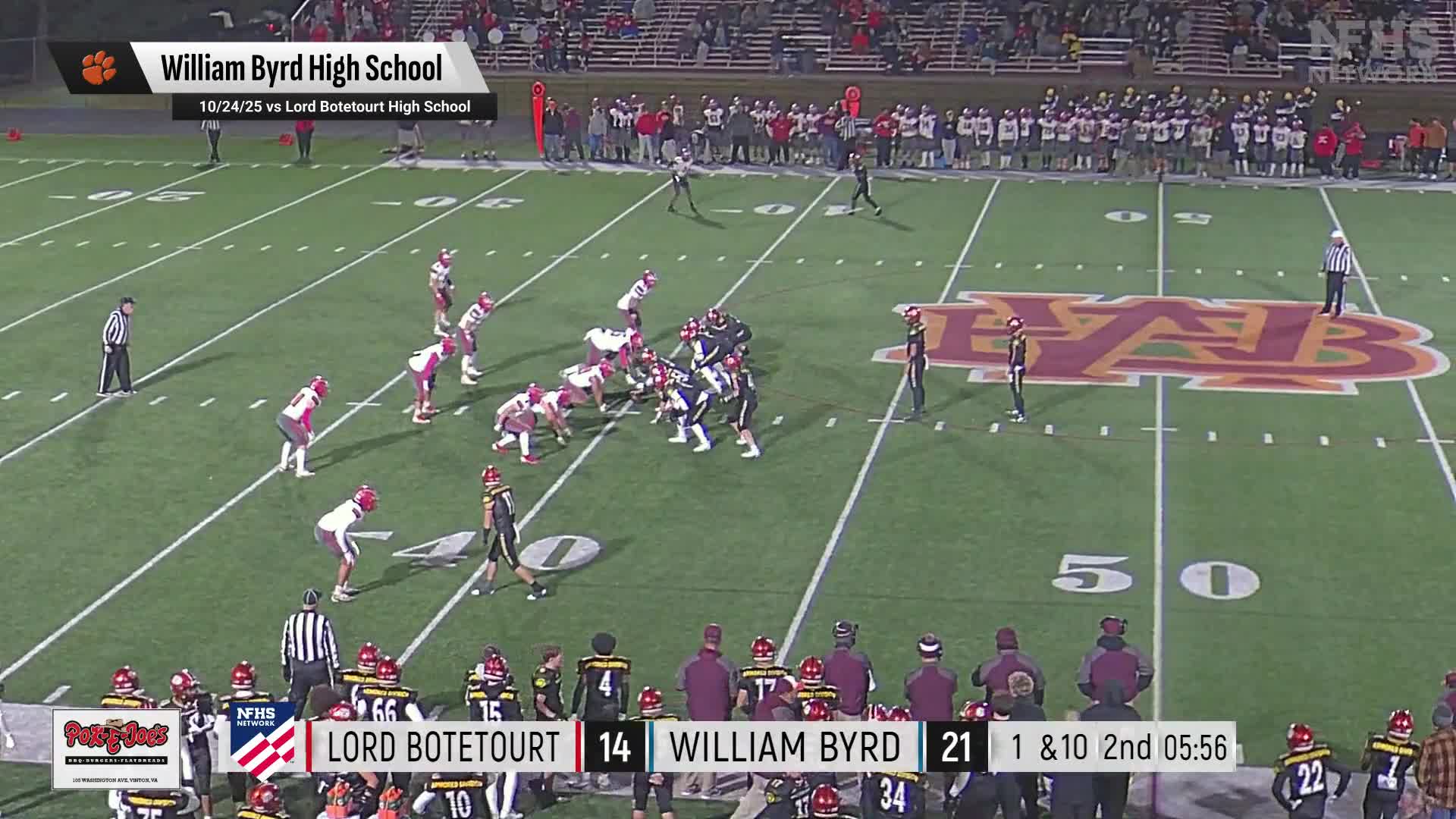 Football Recap: William Byrd Skates Past Bassett with Ease + How To Watch