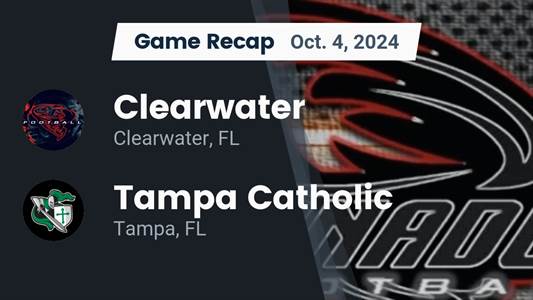 Football Recap: Clearwater Skates Past Tampa Catholic with Ease