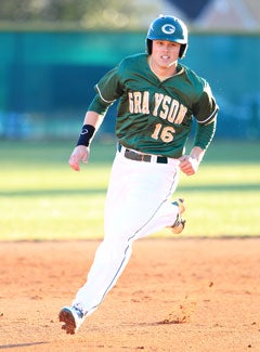 Meadows rounds the bases in the NHSI.
