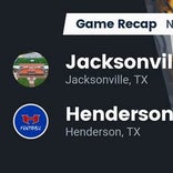 Football Game Recap: Jacksonville Fightin&#39; Indians vs. Henderson Lions