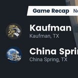 Football Game Preview: Kaufman Lions vs. Sulphur Springs Wildcats