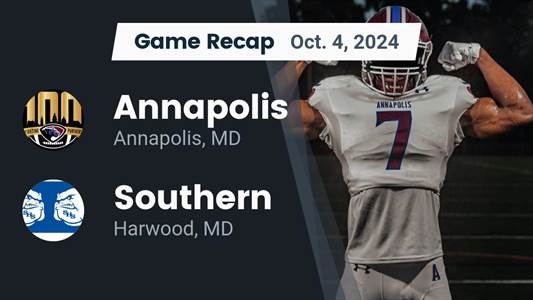 Football Recap: Annapolis Skates Past Southern with Ease
