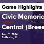Basketball Recap: Breese Central extends home winning streak to 11