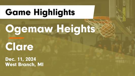 Basketball Recap: Clare Comes Up Short
