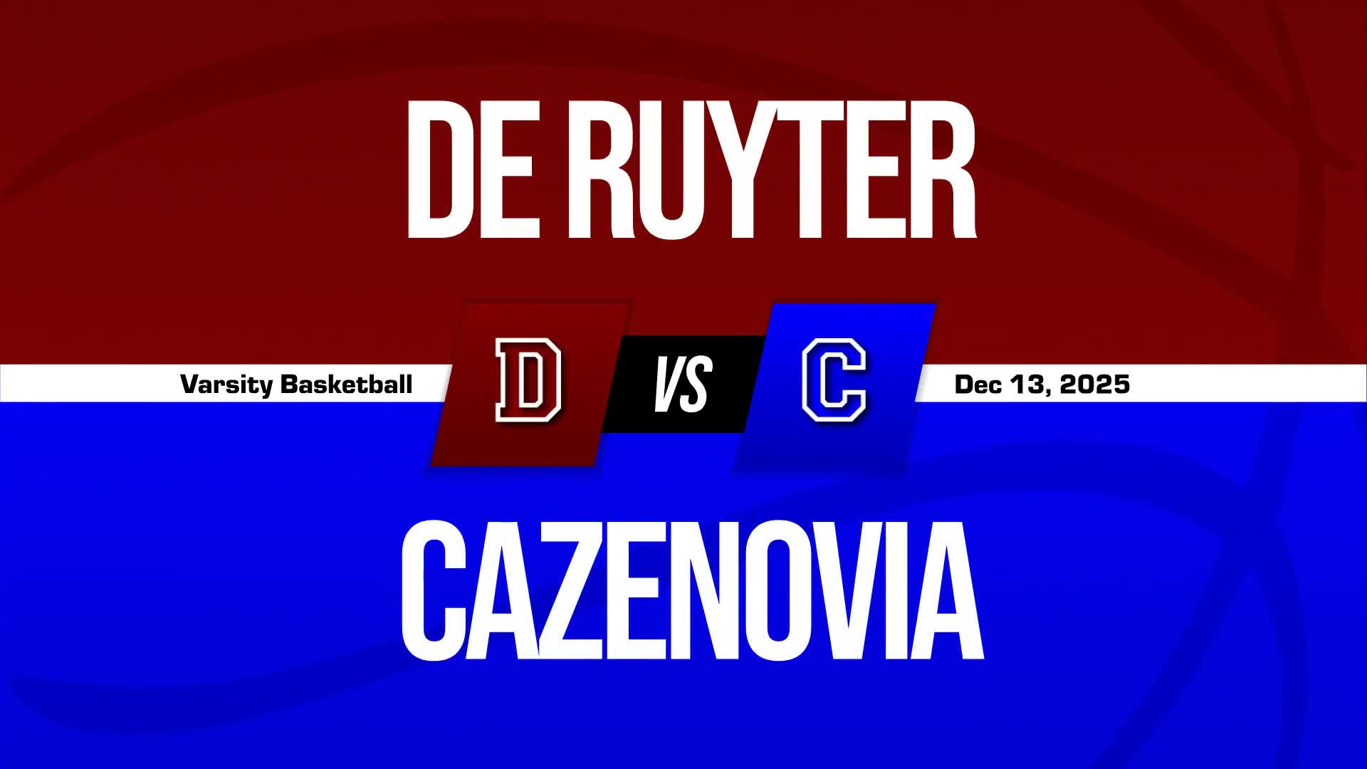 Basketball Recap: Deruyter Extends Winning Streak to 13