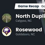 Football Game Recap: Rosewood Eagles vs. North Duplin Rebels