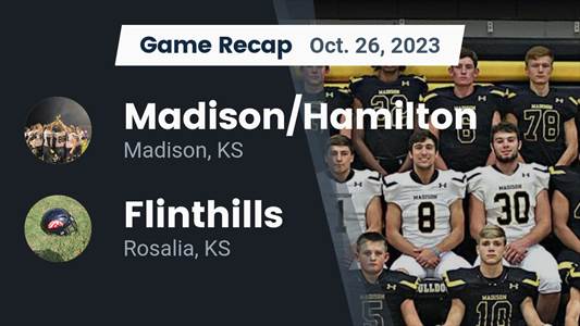 Football Game Recap: Flinthills Mustangs vs. Madison/Hamilton Bulldogs