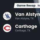 Carthage piles up the points against Van Alstyne