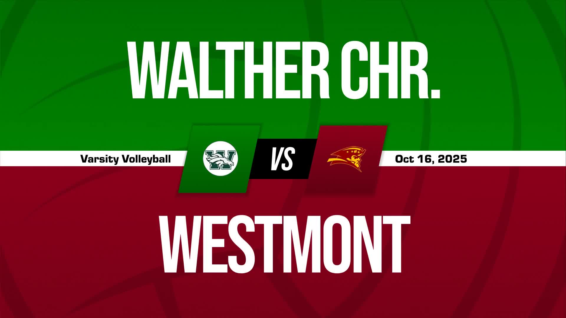 Volleyball Recap: Westmont Beats Walther Christian Academy for T