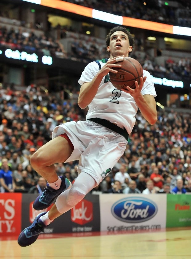 Lonzo Ball added to his national POY resume with a triple-double against Sierra Canyon.