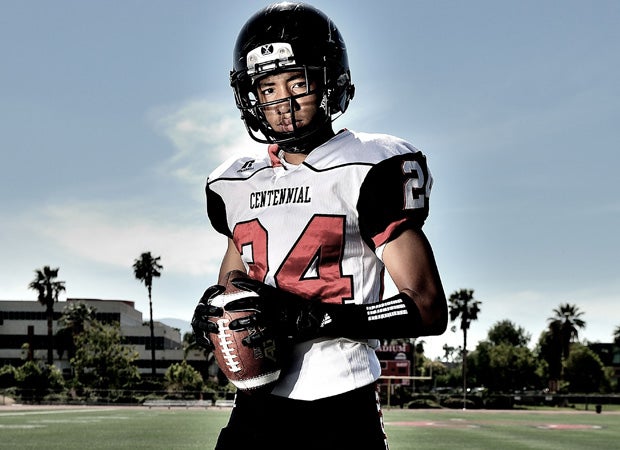 Centennial defensive back Camyrn Bynum