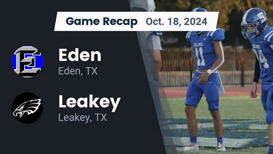 Football Recap: Leakey Piles Up the Points Against Nueces Canyon