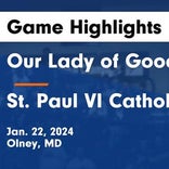 Basketball Recap: Talayah Walker leads Our Lady of Good Counsel to victory over Bishop O'Connell
