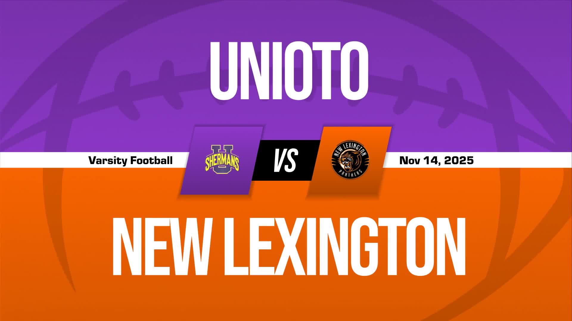 Football Game Preview: New Lexington Panthers vs. Indian Valley Braves