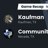 Football Game Recap: Kaufman Lions vs. Panther Creek Panthers