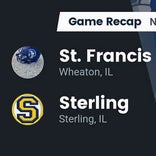 Football Game Recap: Sterling Golden Warriors vs. St. Francis Spartans