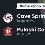 Football Game Recap: Cave Spring Knights vs. Pulaski County Cougars