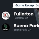 Football Game Recap: Buena Park Coyotes vs. Fullerton Indians