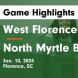 West Florence takes loss despite strong efforts from  Gabrielle Gunter and  Kendrina Johnson