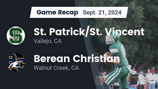 Football Recap: St. Patrick-St. Vincent Comes Up Short