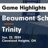 Basketball Game Recap: Beaumont School Blue Streaks vs. Norton Panthers