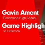 Baseball Recap: Rosamond triumphant thanks to a strong effort from  Gavin Ament