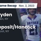 Dryden wins going away against Deposit-Hancock