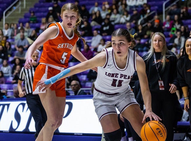 BYU commit Kailey Woolston led No. 16 Lone Peak to its second straight Utah 6A title. She's the MaxPreps Utah Player of the Year. (Photo: Caleb Brown)