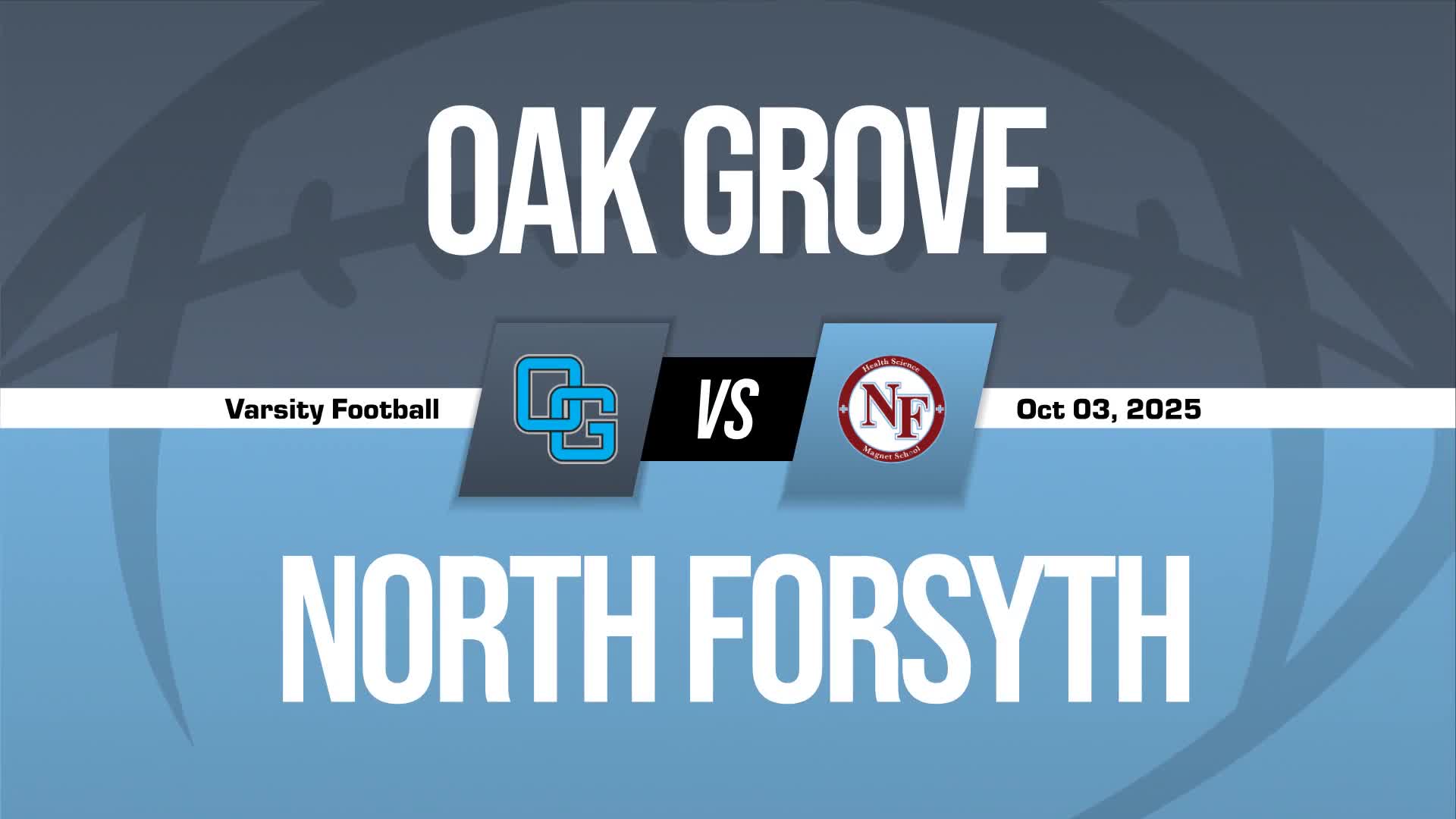 Football Recap: North Forsyth Comes Up Short + How To Watch